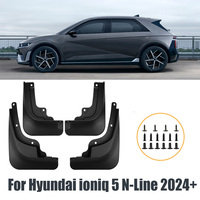 Black Abs Wheel Mudflaps Mudguards For Hyundai Ioniq 5 N-Line 2024+ Mudguards Tire Fenders  Car Accessories