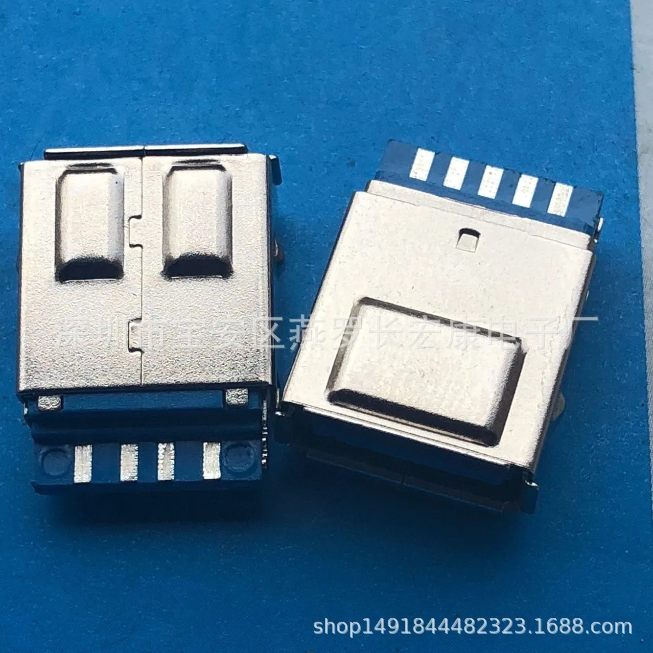 For USB 3.0 4pin Female USB 3.0 Injection Molded Short Body, Solder Wire, USB Connector with Iron Shell