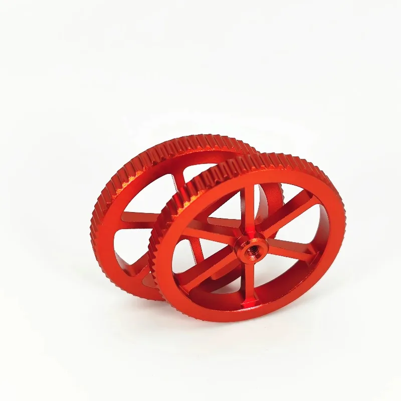 Precision Stainless Steel Metal Pulleys in All Kinds of Colors Wire EDM Rapid Prototyping CNC Machining Drilling Capabilities