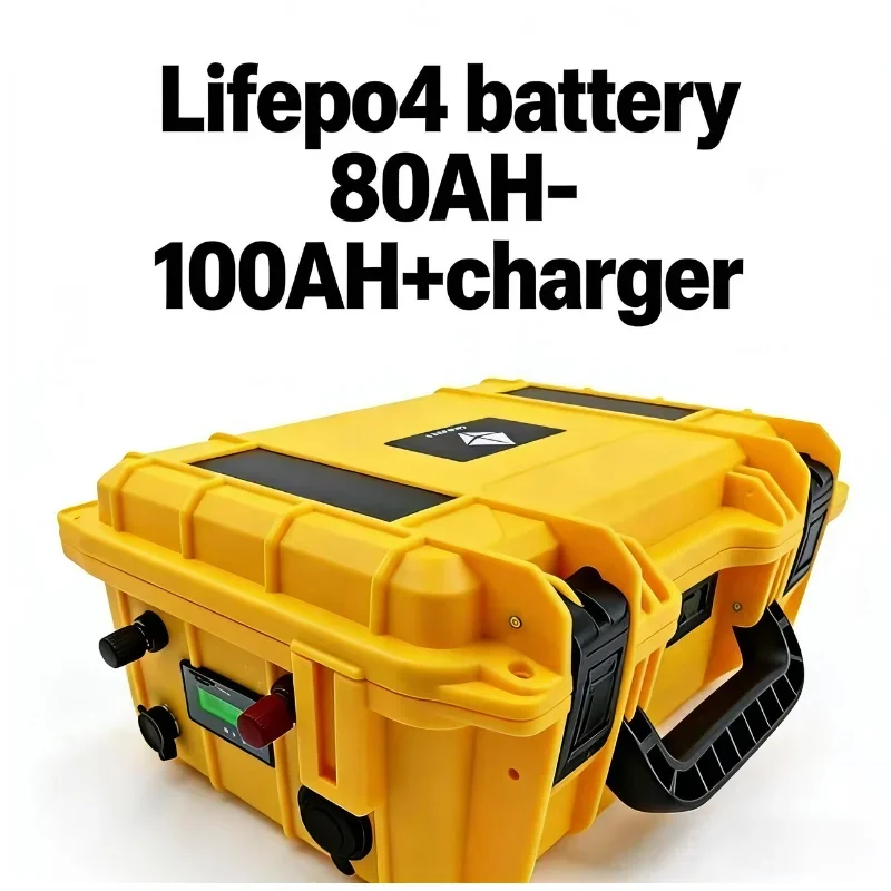 

Высокопроизводительная 12В LiFePO4 аккумуляторная батарея глубокого разряда с зарядным устройством 10А для троллинговых моторов, автодомов, морского транспорта и автономных систем