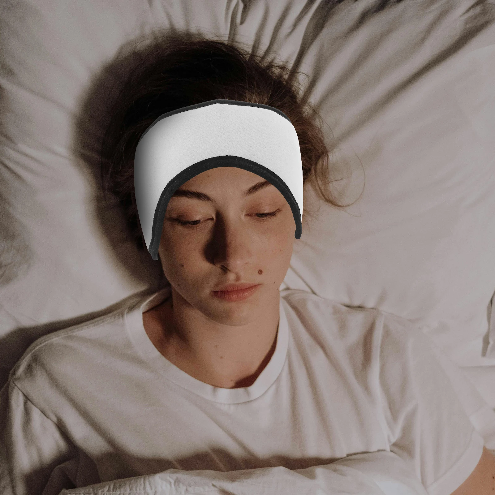 

Sleep Muffs 2-In-1 Ear Warmer Winter Soft Eye Covers Noise Reduction Adjustable Ear Protectors For Sleeping Comfortable Headband