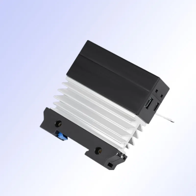 Rail solid state relay narrow type with heat sink 40A single-phase DC/AC control AC 220V contactor industrial module