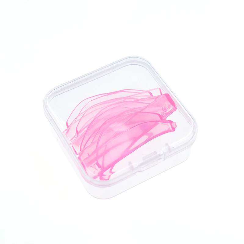 Crescent Silikon Wimpernlifting-Pads, Rosa, 4 Größen S/M/LXL, Wiederverwendbare Wimpernperm-Pads für Salon-Laminierung – Detail 10