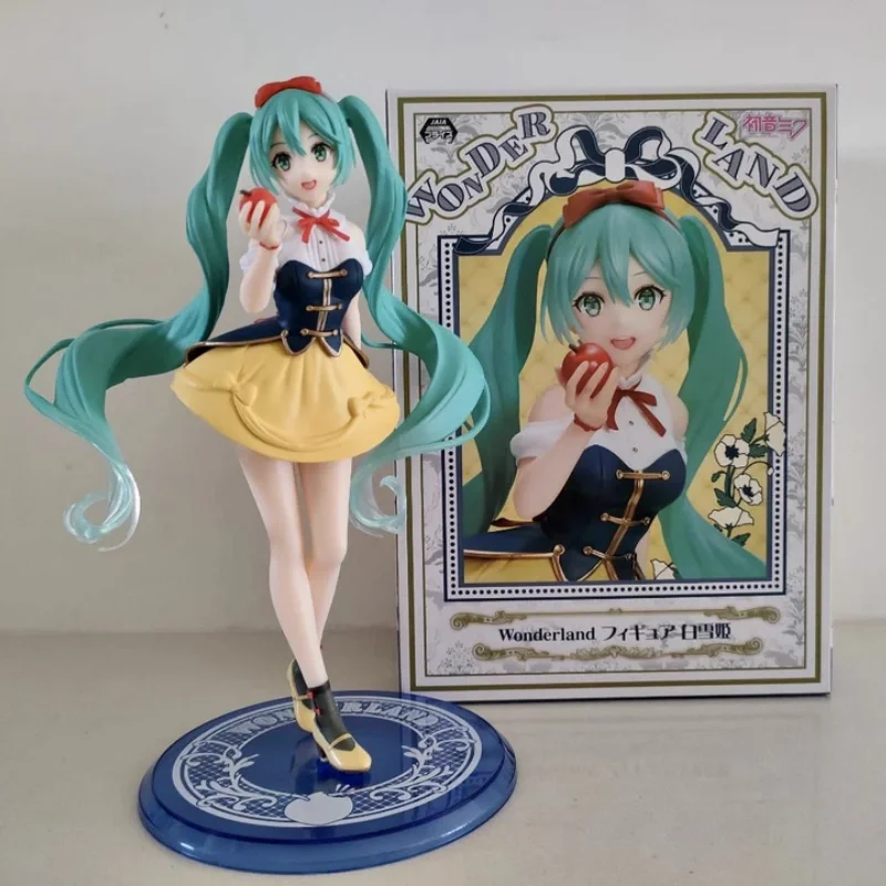 

Оригинальная аниме-фигурка Taito Hatsune Miku, сказочная страна чудес, кукла Белоснежки, экшн-фигурка, модель, украшения, игрушки, подарки