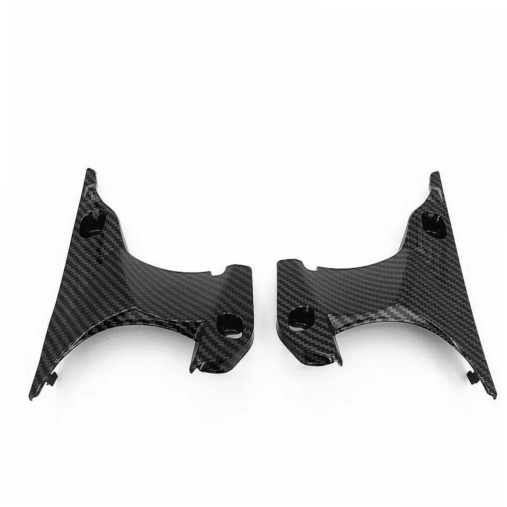 Carbon Fiber Motorcycle Part New Front Handle Bar Air Tube Ram Dash Cover Fairing Fit For Yamaha YZF R1 YZF-R1 YZFR1 2007 2008