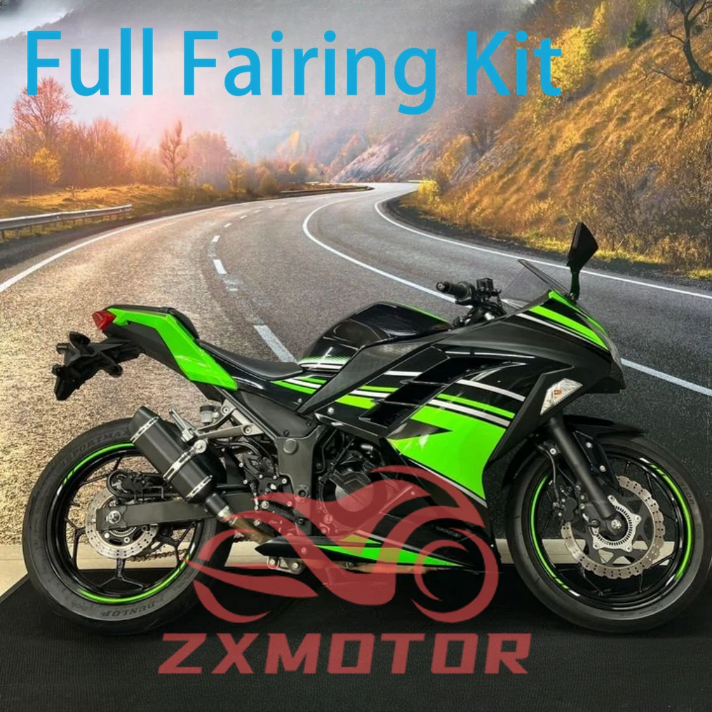 Full Fairing Kit NINJA 13 14 15 16 17 Refitting Motorcycle Racing Customized Shell Fairings for KAWASAKI EX300R 2013-2017