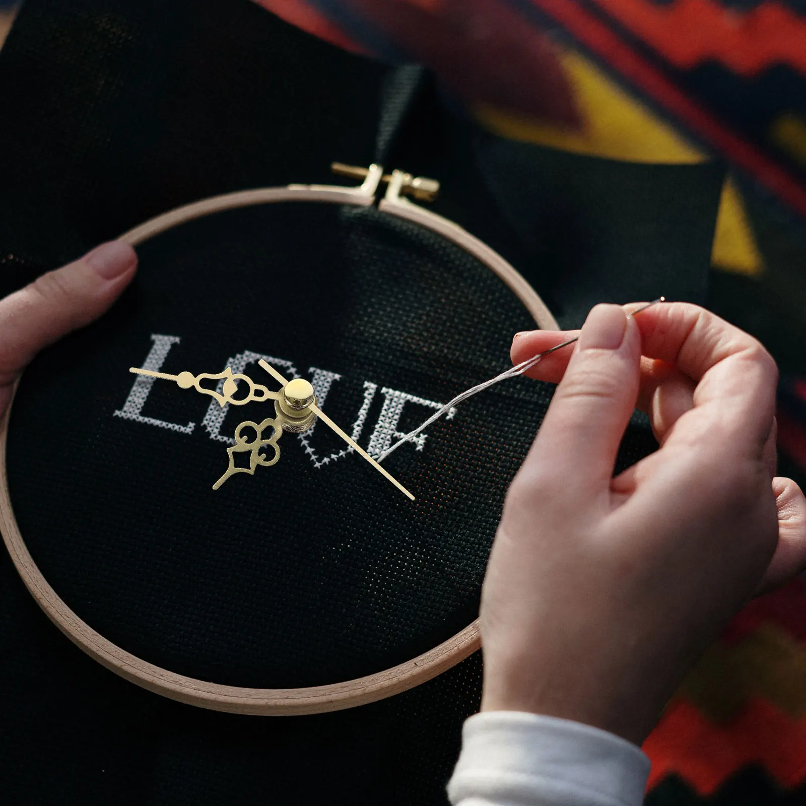 

1Set Clock Mechanism Set Sturdy Alloy Plastic Movement Replacement for DIY Repairing Craft Wall Clocks Home Decor