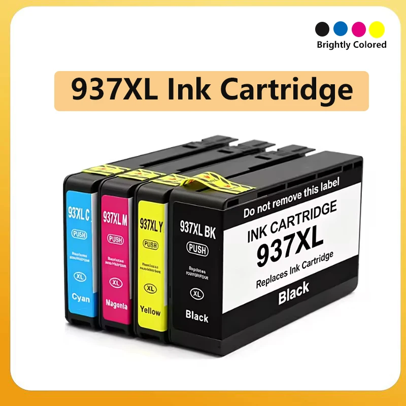 937 937xl For HP937 XL Compatible Ink Cartridge For HP OfficeJet Pro 9110b 9120b 9130b 9720 9730 9110e 9120e 9130e 9720e 9730e
