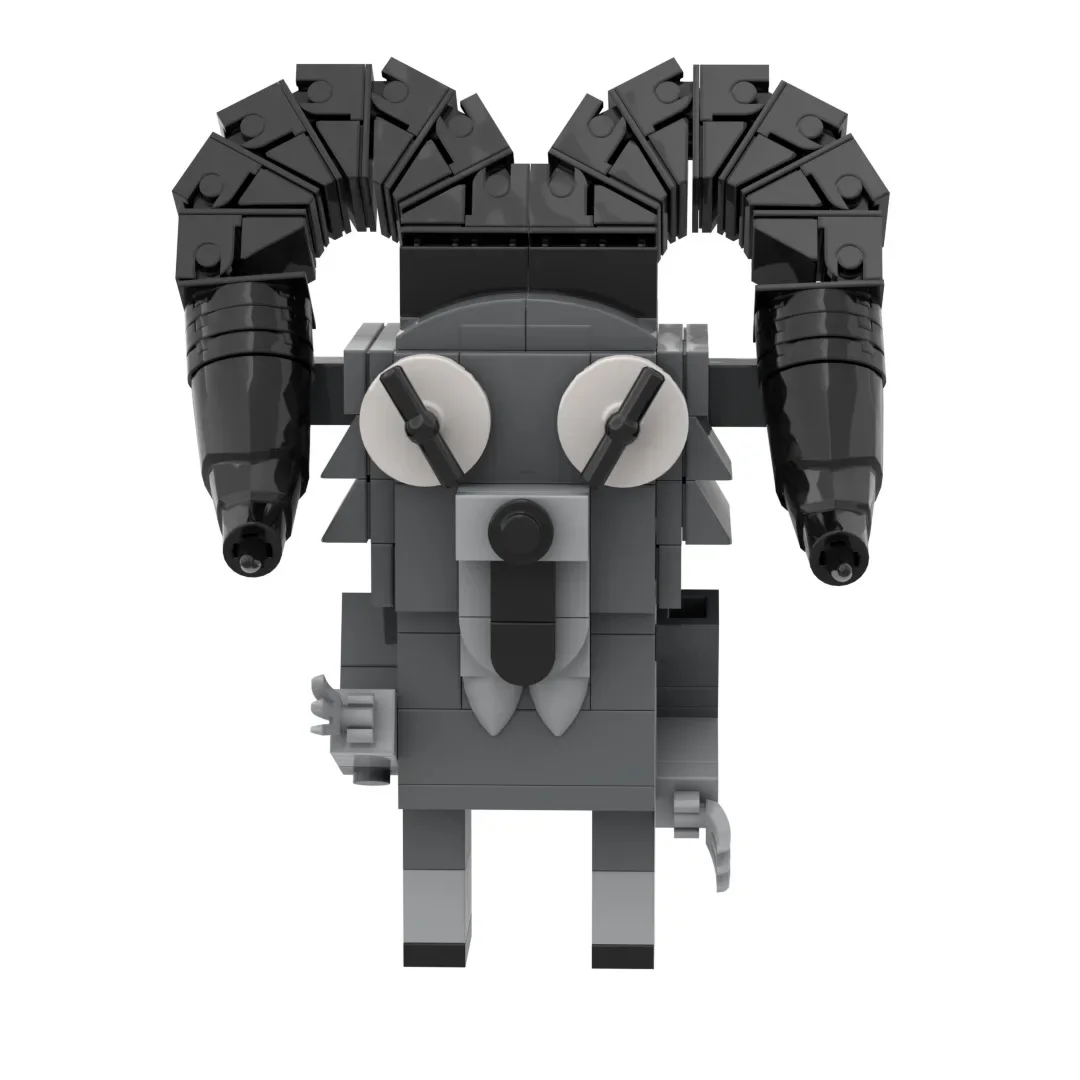 99 Noców w Lesie Zabawka Zwierzęcy Jeleń Sowa Kwadratowe Głowy Figurka Kolekcjonerska Model do Składania Klocki Zabawka