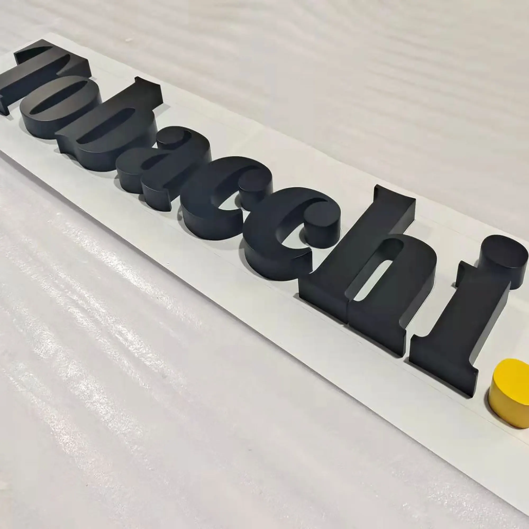 Custom Factory Made Wall Mounted Lobby Sign Metal Channel Letters PVC Letter Sign 3D Acrylic Letters