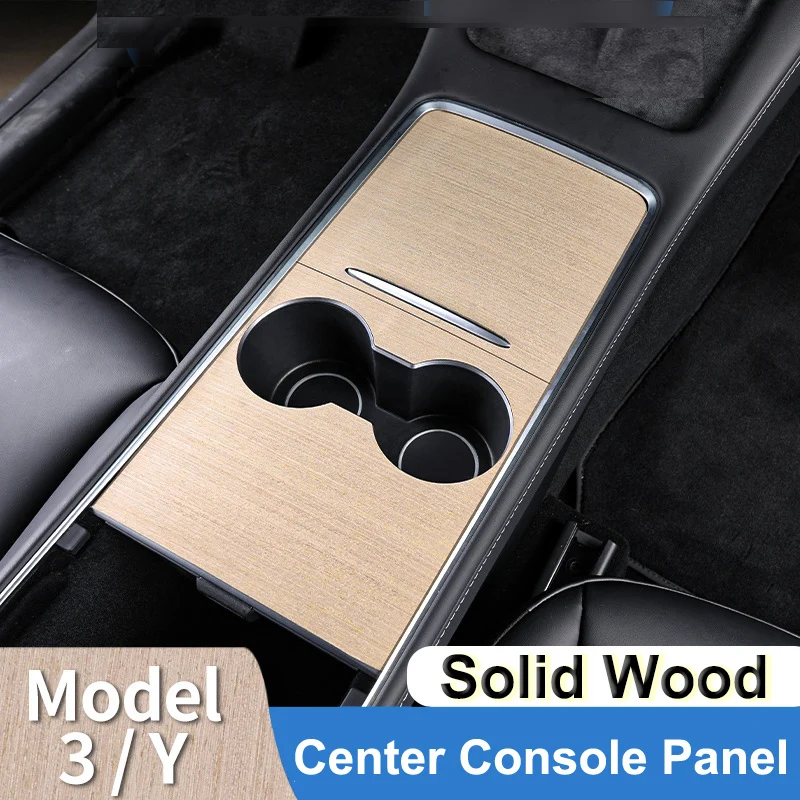 for Tesla Model Y 3 2023 Suede Grain Center Console Wrap Decor Sticker Central Control Decoration Cover Car Interior Accessories