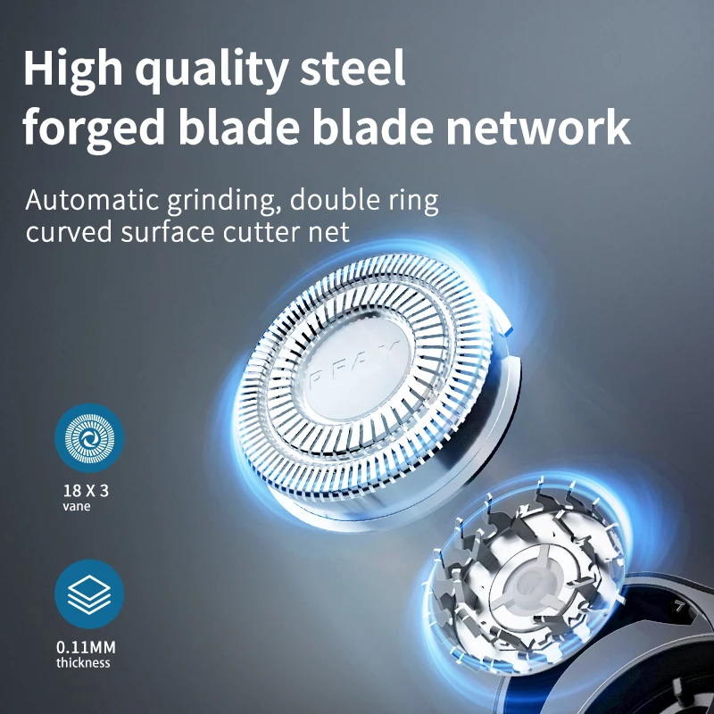 PFAY PA368 Nam Điện Xoay Dao Cạo Nam 3D Râu Máy Cạo Râu Cho Nam Loại-C sạc Râu Timmer