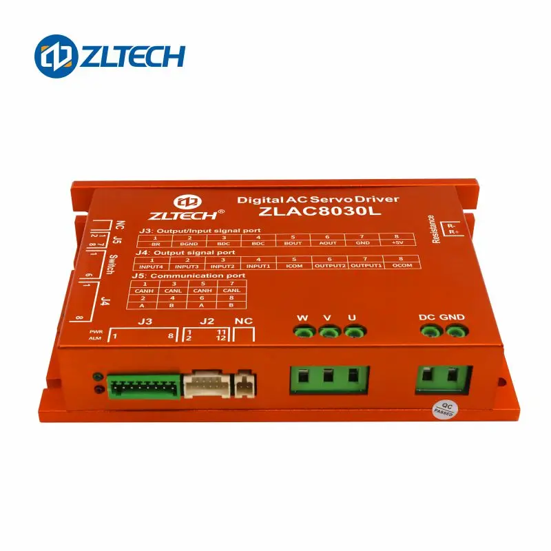 ZLTECH CANOPEN RS485 3 phases 24 V-48 V 30-60A DC sans brosse haute puissance Hub servomoteur contrôleur pour nettoyage Robots AGV