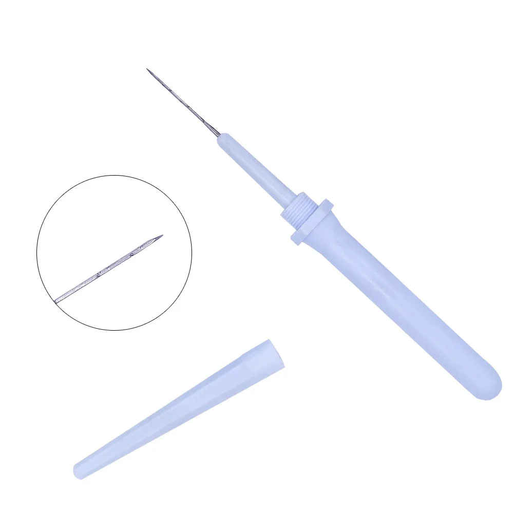 Wool DIY Needle Felting Handle Holder with 5 Replaceable Needles Embroidery Craft Sewing Felting Tools Felting Needles Pen Set