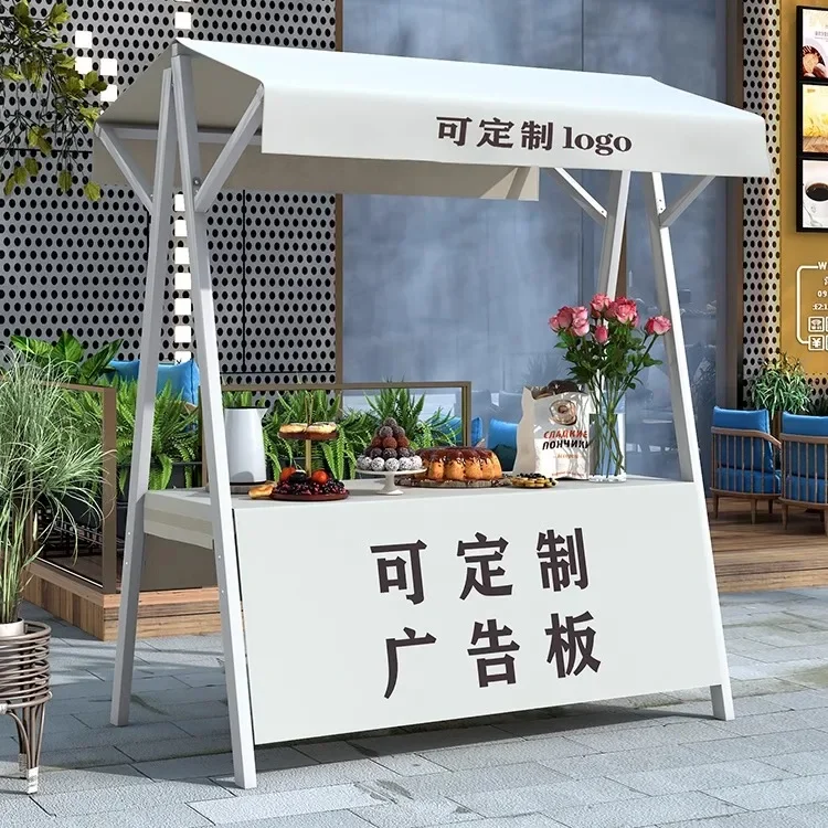 Подставка для витрины для рынка, ночной рынок, полка для киоска, поплавок, рекламная витрина, автомобильный мобильный складной стол