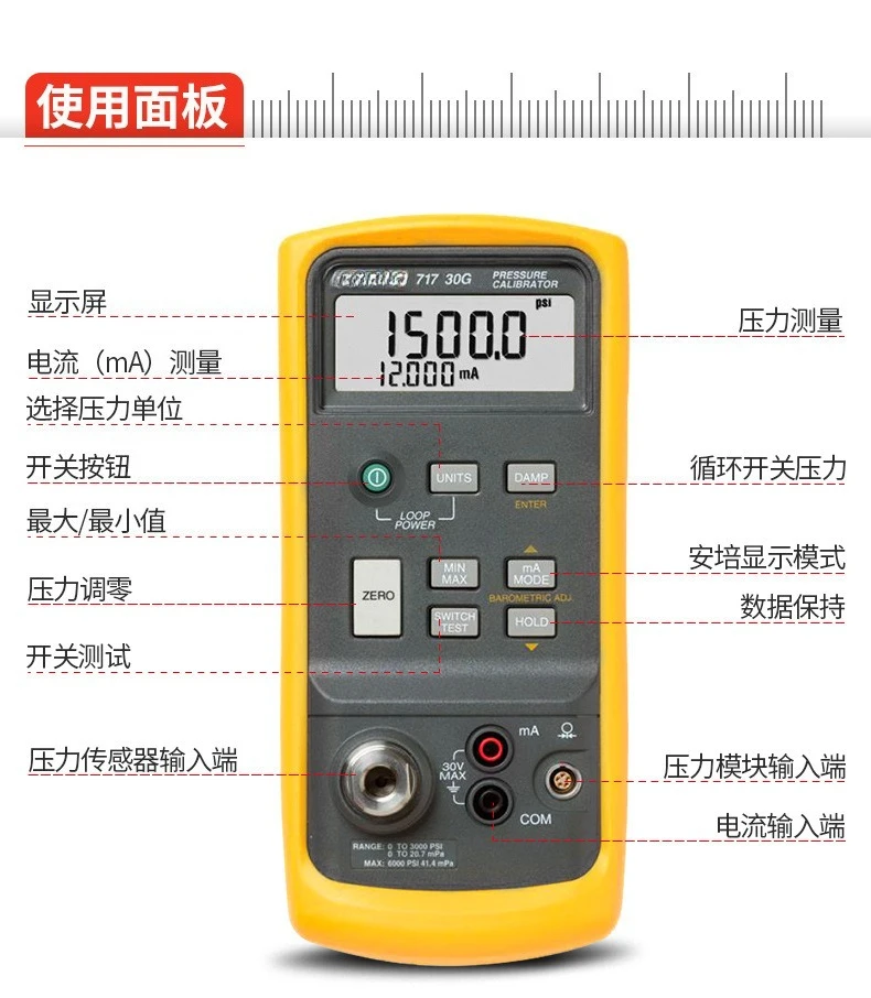 717 سلسلة معاير الضغط، معاير متعدد الوظائف عالي الدقة #5