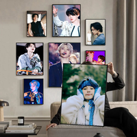 KPOP Park Ji Min Poster Paper Print Home Living Room Bedroom Entrance Bar Restaurant Cafe Art Painting Decoration