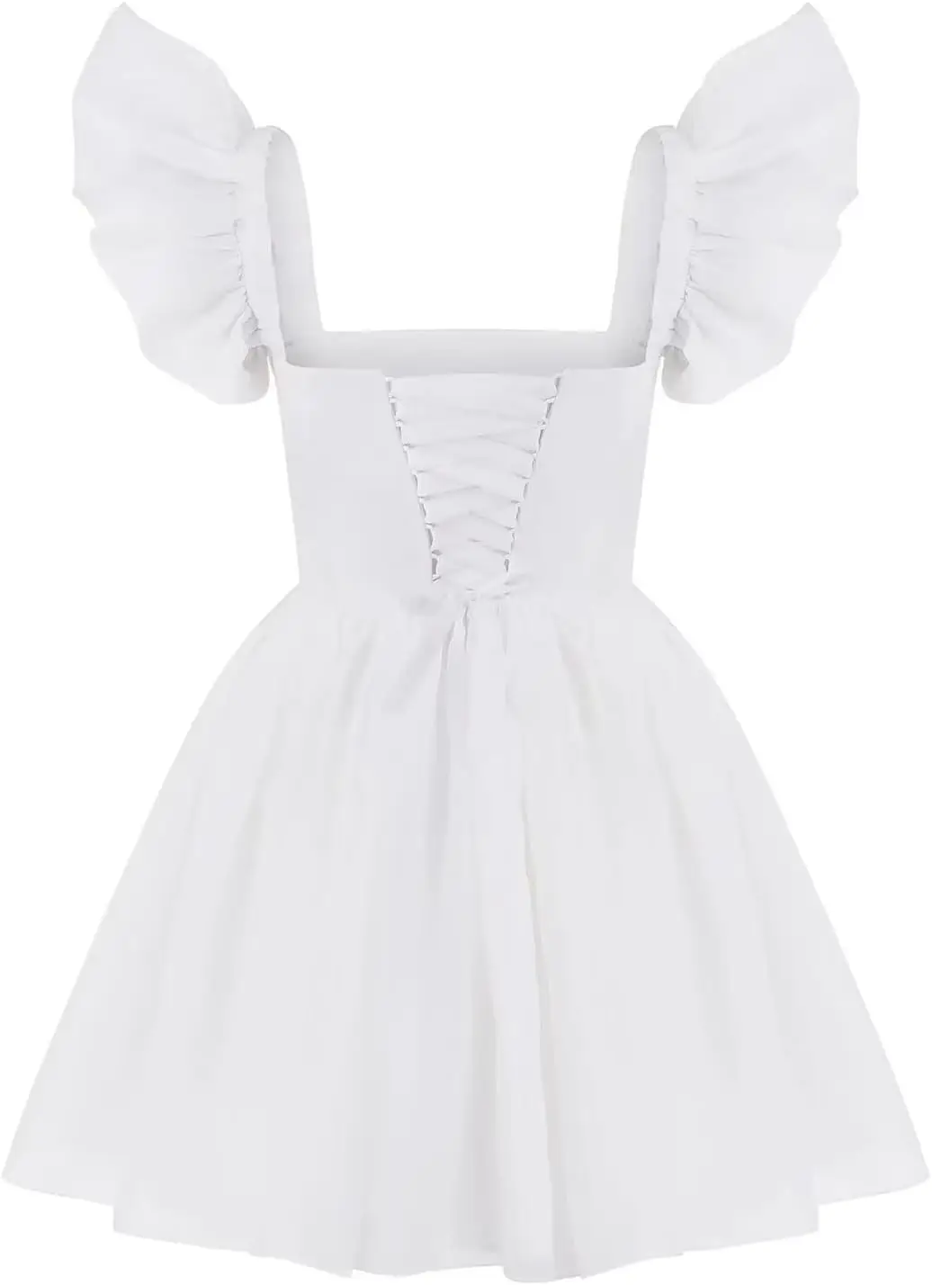 ชุดแต่งงานสั้นแบบเปิดไหล่สำหรับเจ้าสาว ผ้าทูลล์พองฟู ชุดเจ้าสาวมินิทรงเอ สำหรับงานปาร์ตี้ งานเลี้ยงจบการศึกษา