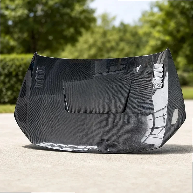 Heavy Duty Universal Carbon Fiber Hood Bonnet for GTI 2012+ Exterior Parts view 2