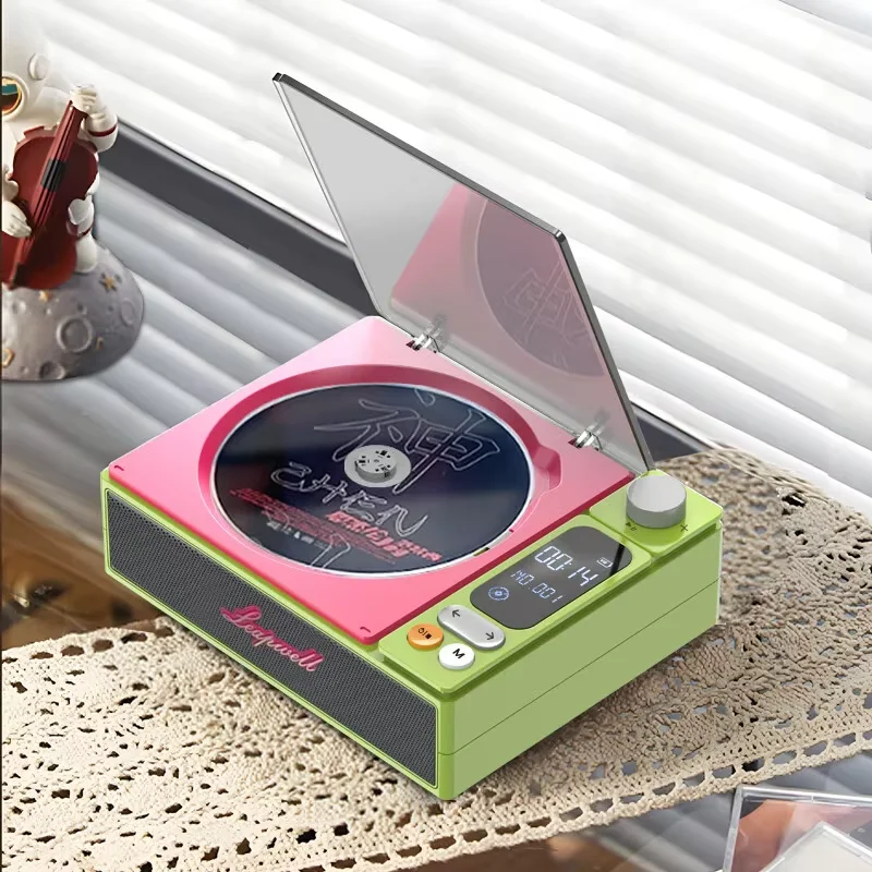 L-CD202 CD Machine Bluetooth 5.1 Built-in Speakers Portable CD Players Support CD CD-R MP3 WMA USB 3.5mm AUX FM 87.5MHZ-108MHZ