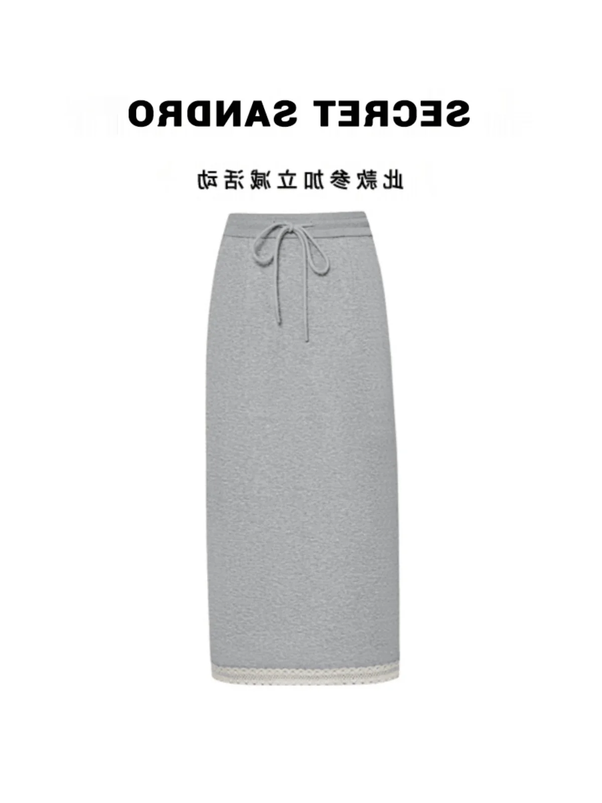 

Oajer Flagip Store Korean Sle High Waist Midi Skirt Casual Small Fraance Wind f Body Skirt A-Line Skirt
