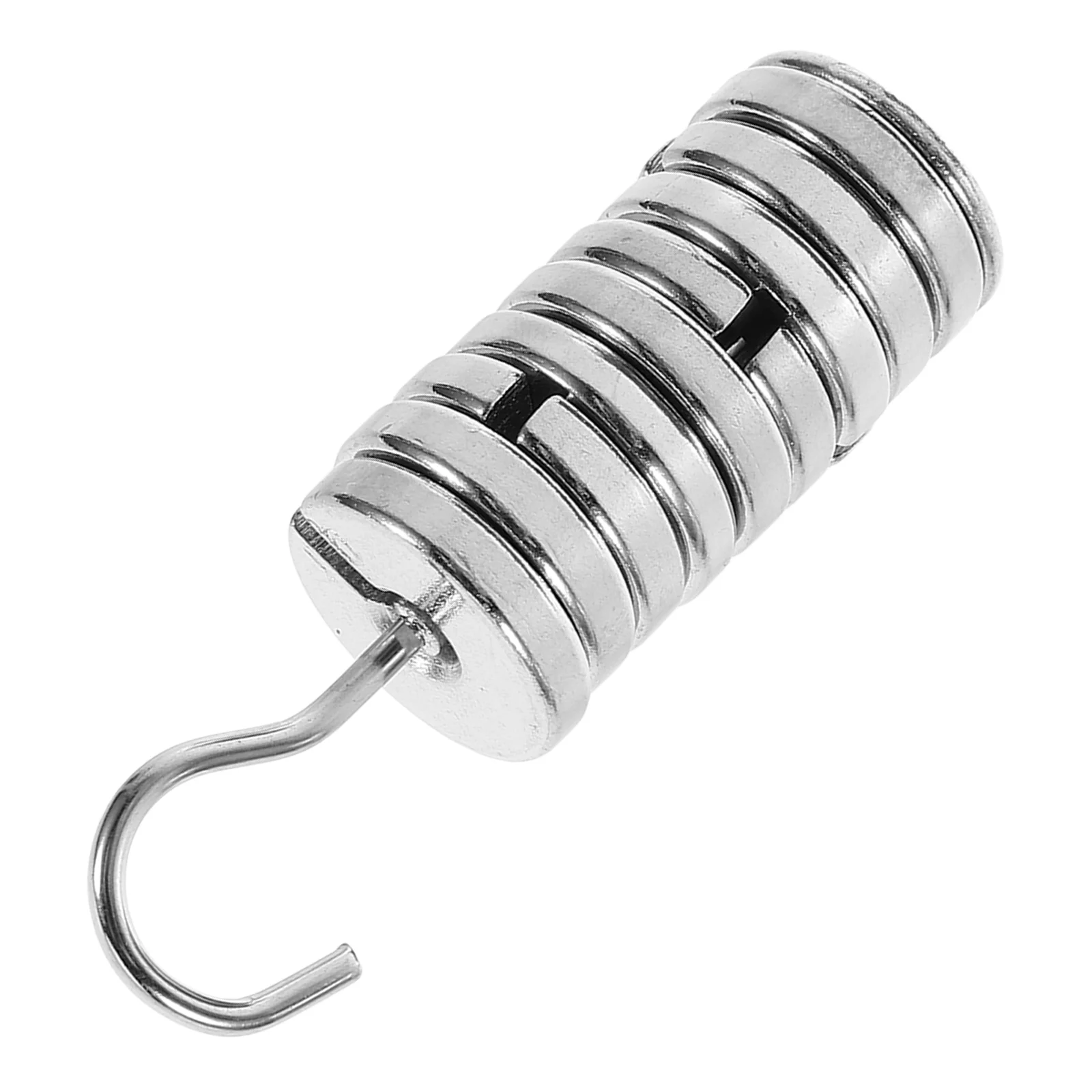 Pesos de masa ranurados Junior High con percha para experimentos pequeños para sujetar cosas abajo Hierro cromado