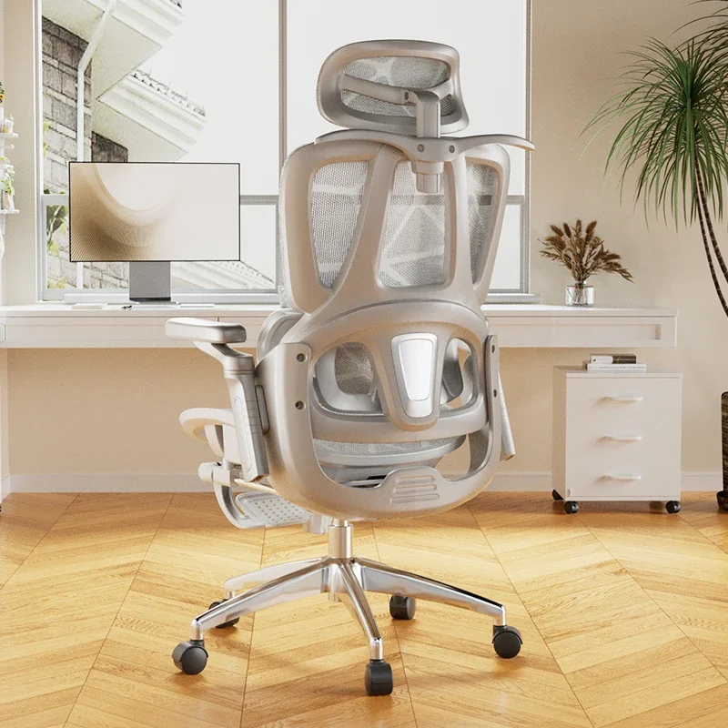 كرسي مريح من سيلا مريح لأثاث المكاتب بدواسة عجلات كرسي مريح لدعم الظهر 8D مسند ذراع آلي 360 ° دوران #1