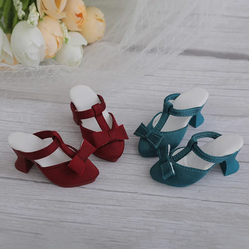 

New BJD Shoes 1/4 for Minifee Doll Body about 5.5cm FairyLand High Heels Shoes MNF Doll Accessories Active Line Girl Body Toys