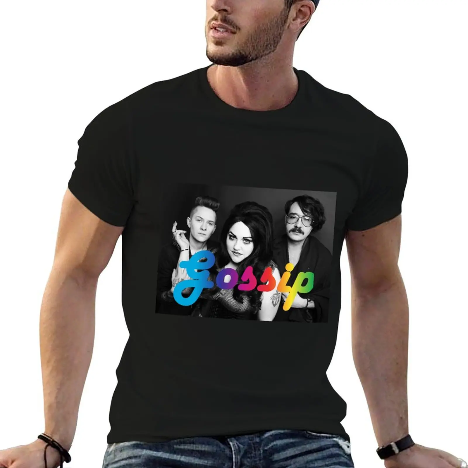 Gossip Pride T-Shirt Plus Size Solid Color T-Shirt