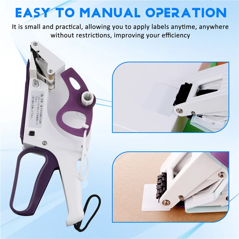 

Label Labeling Machine, Portable Handheld Labeling Machine, Label Round Bottle, Box, Fruit Labelingb64b
