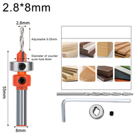 Woodworking Countersink Drill Bit Adjustable Hole Opener Milling Cutter With Limiter Twists Drill Step Drill Installation Tool