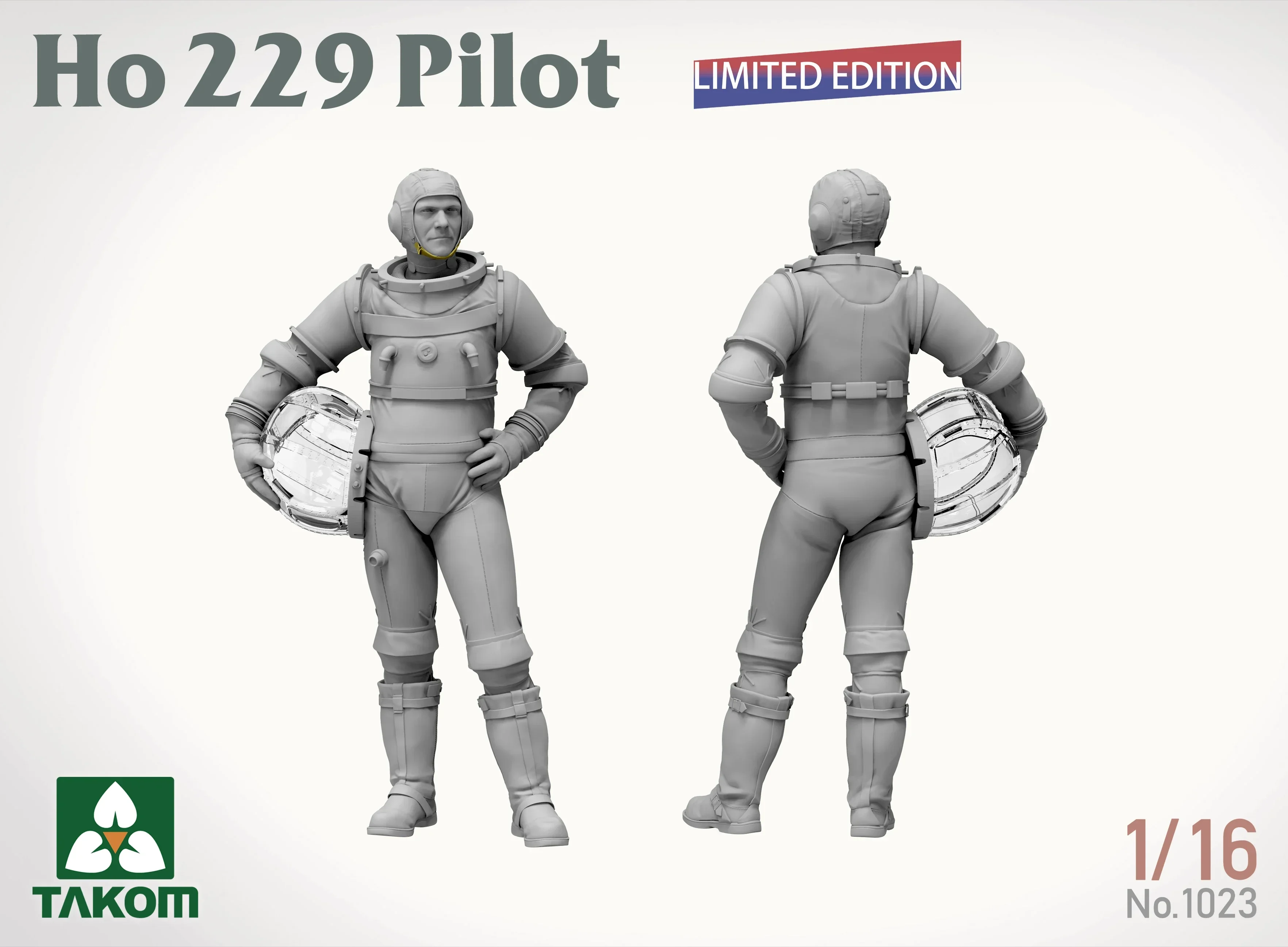 TAKOM 32001W 1/32 Scale Ho 229 กล่อง 2 Ho229A + Ho229B + 1/16Ho229 Pilot-Limited Model Kit