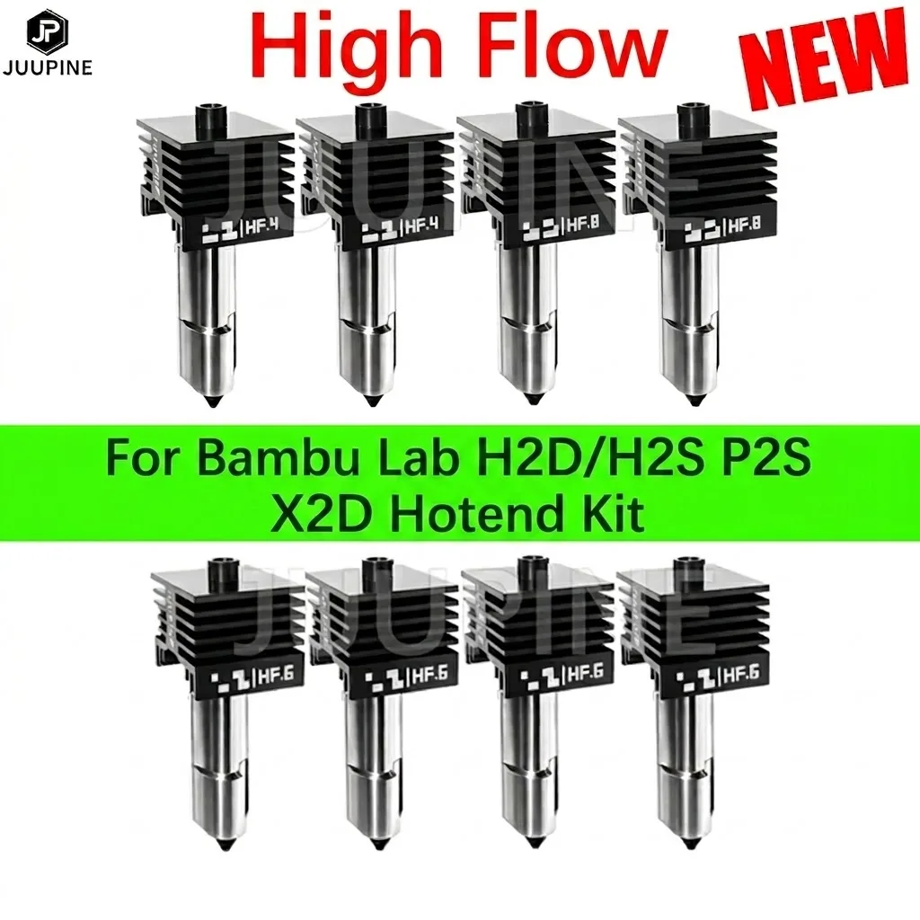 0.4mm 0.6mm 0.8mm Hotend Nozzle for Bambu Lab H2D H2S P2S X2D