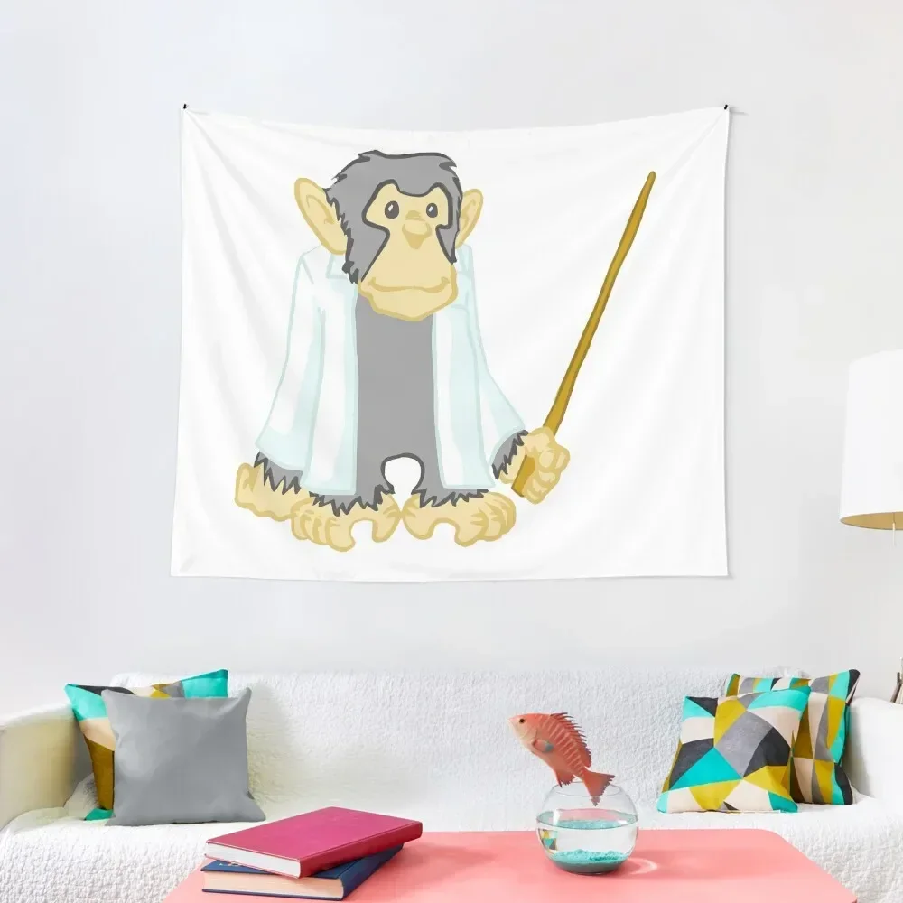 

Academic Chimps: The Professor Tapestry Wall Hanging Decor Bedroom Decorations Bathroom Decor Room Decor Cute Tapestry