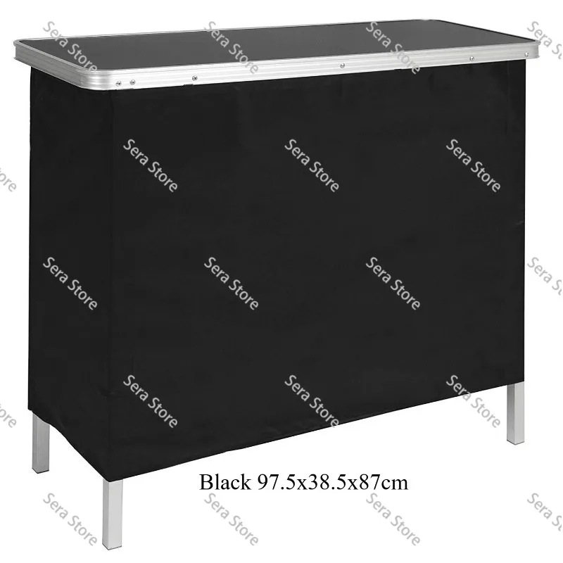 Folding Portable Bar Table Folding Booth Table for Indoor and Outdoor Party Picnic Exhibition