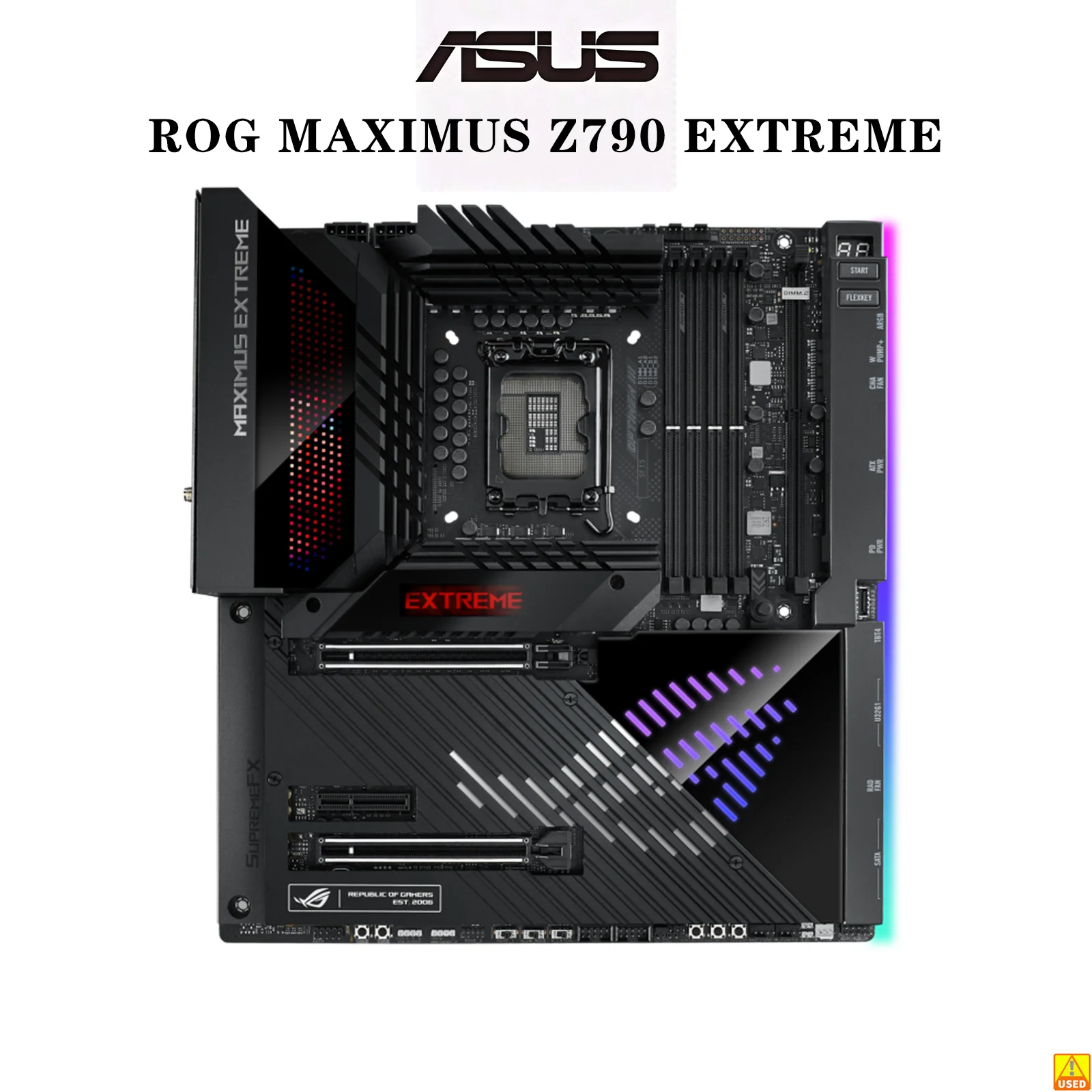 ASUS ROG MAXIMUS Z790 EXTREME Placa base Socket LGA1700 CPU DDR5 7800+(O.C) Chipset de memoria Z790 E-ATX Placa base