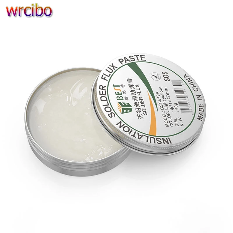 Wrcibo Rosin Electric Soldering Iron Repair Welding Paste Lower Odor/Smooth Flow Tracky PCB Board Repair Soldering Oil Flux