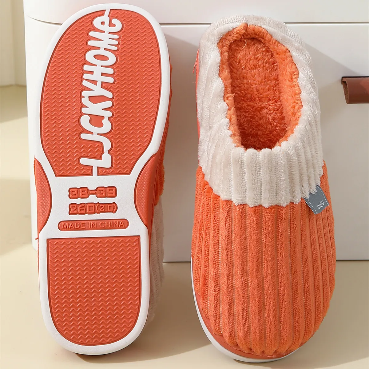 Women Winter Home Slippers Cartoon Nonslip Soft Winter Warm House Spa Slippers Indoor Bedroom Lovers Outdoor Shoes