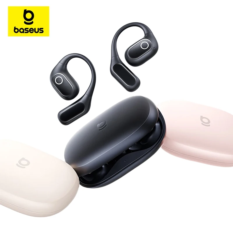

Baseus Eli 2i Fit Earphones Open-ear Wireless Bluetooth 6.0 Headphones ENC Call Noise Reduction Earbuds IPX5 Sport Headset Pro
