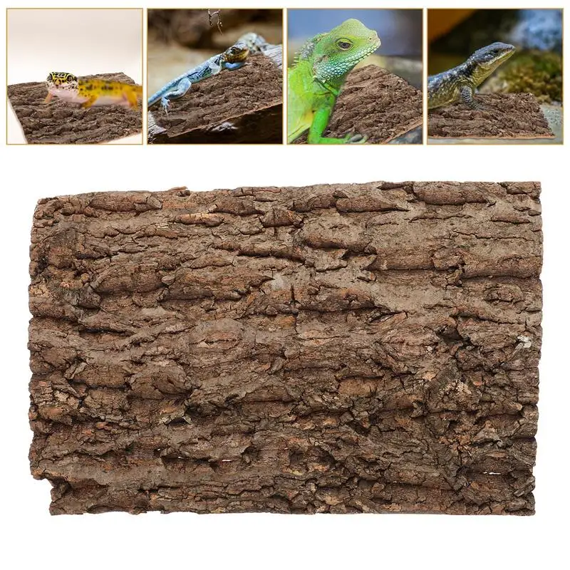 

Terrarium Reptile Bark Backdrop Fish Tank Bark Background Cork Background Bark Landscaping Decoration Climbing Pet Box Decor