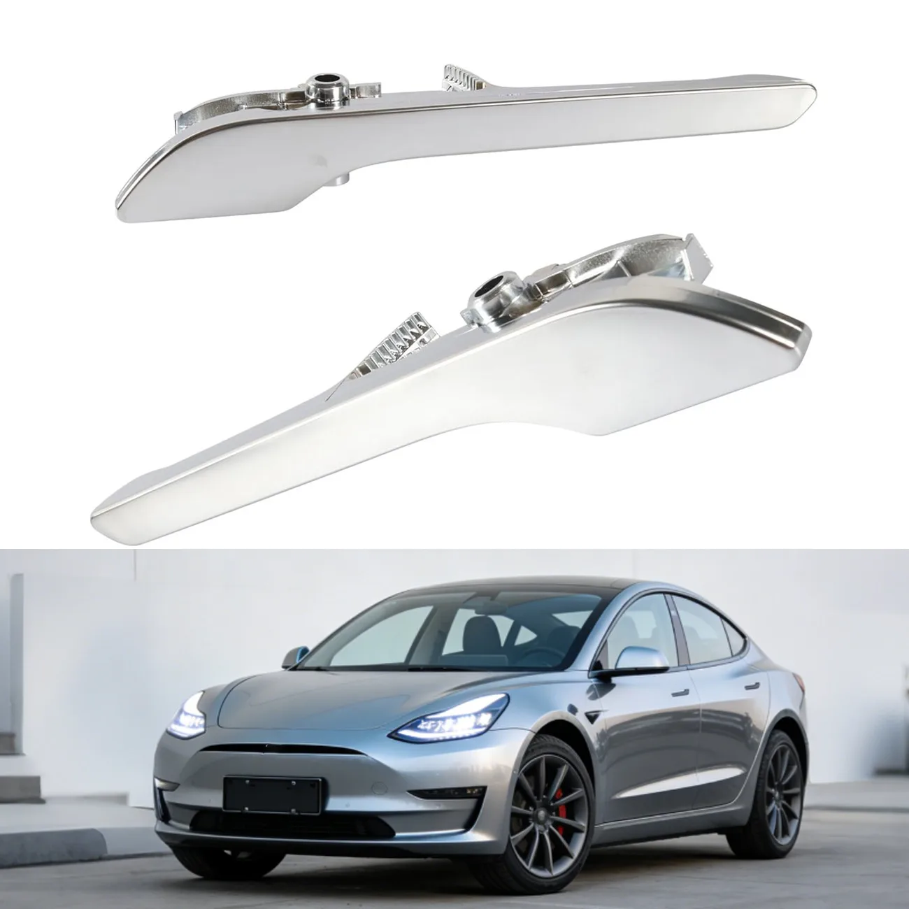 

Door Handle Front Rear Left Right for Tesla Model 3 2017 2018 2019 2020 1081831-00-H 1081832-00-H Car Exterior Accessories ABS