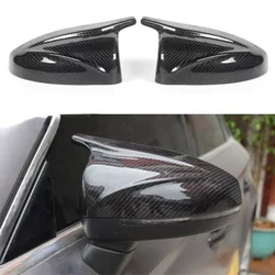 Pair Car Rearview Mirror Cover Side Mirror Cap Covers For Audi A3 S3 8V RS3 2014 2015 2016 2017 2018 2019 2020 Carbon Fibre Look