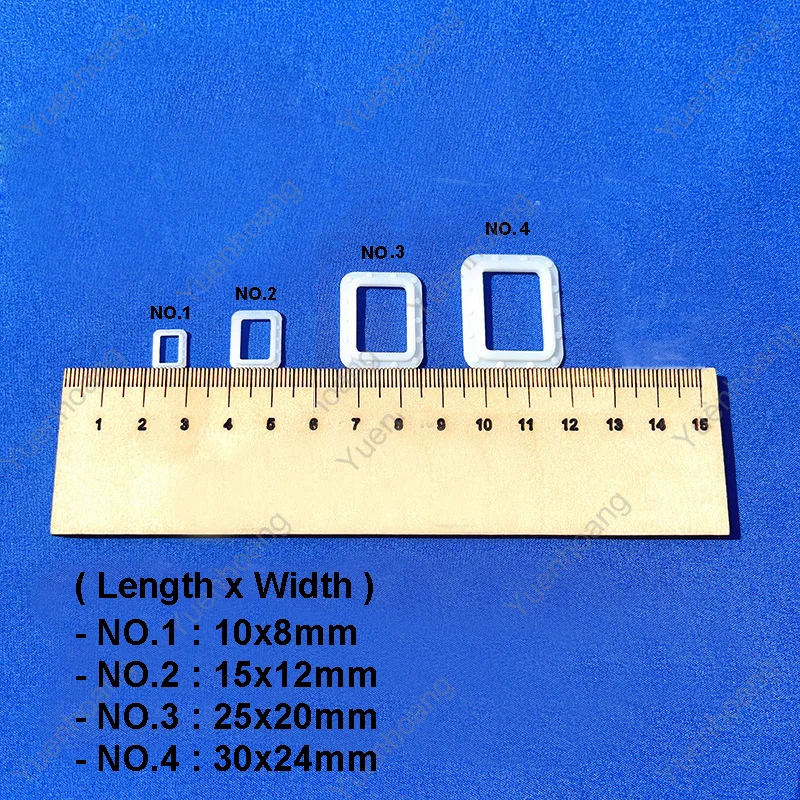 10PCS Rectangular Porthole Model Scale Boat Part Length 10/15/25/30mm Resin Window Side Scuttle for DIY Simulation Ship Assembly