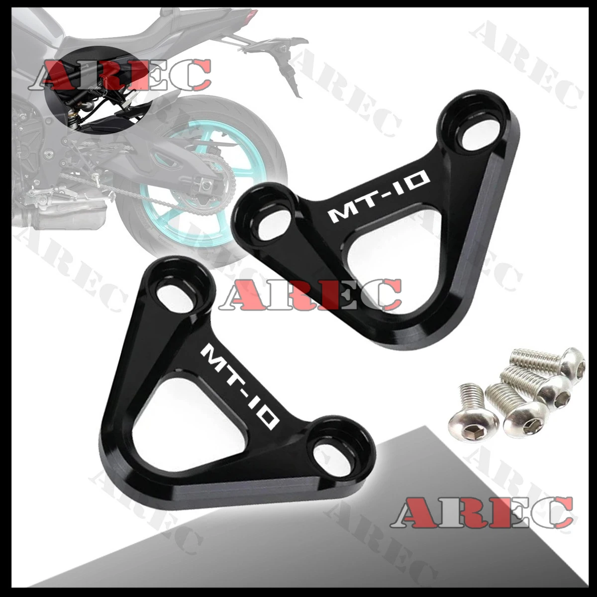 Motorcycle Accessories For Yamaha MT-10 MT10 SP FZ-10 2016-2025 Rear Footrest Blanking Plates Foot Peg Exhaust Hanger Bracket