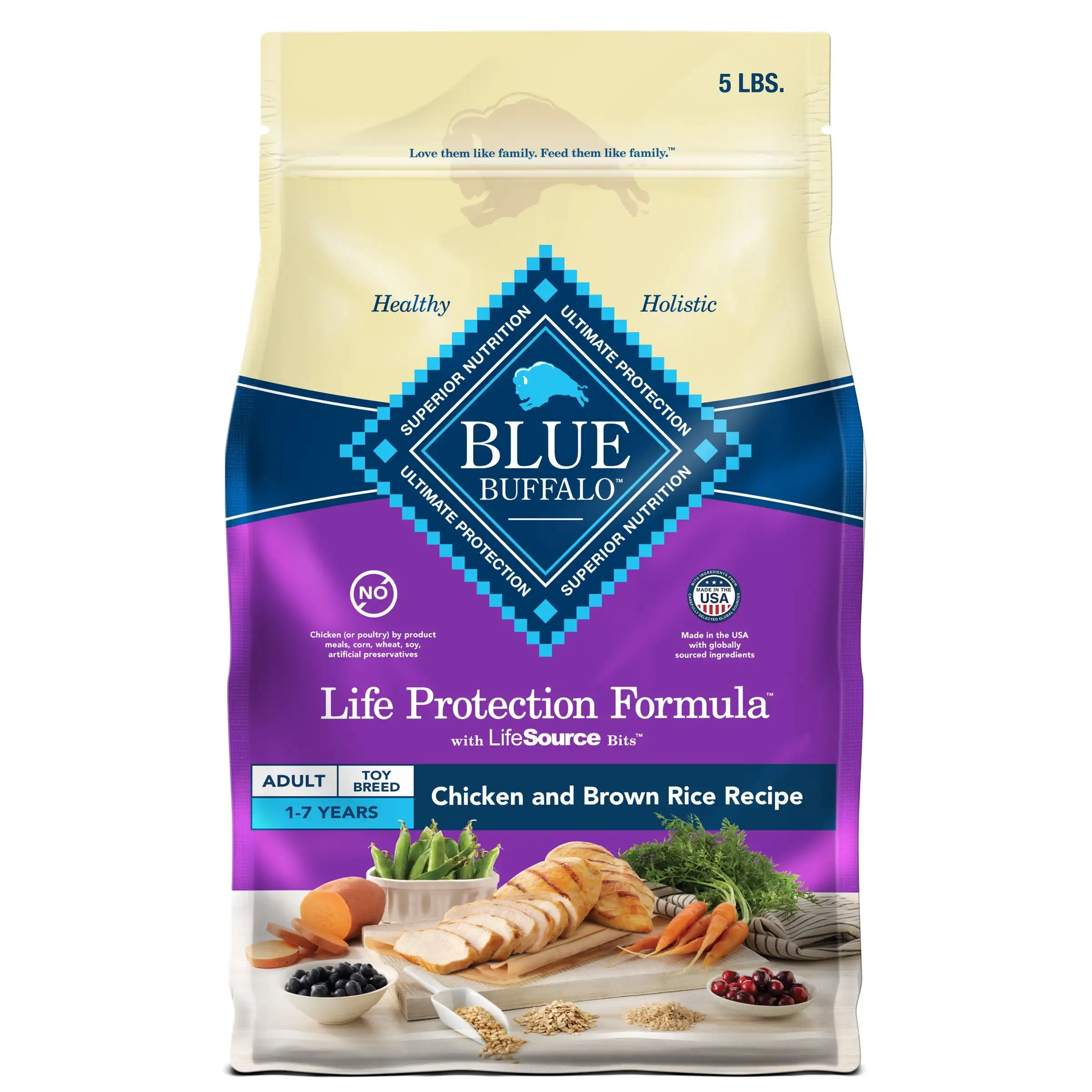 

Life Protection Formula Toy Breed Dry Dog Food Chicken & Brown Rice 4 lbs.