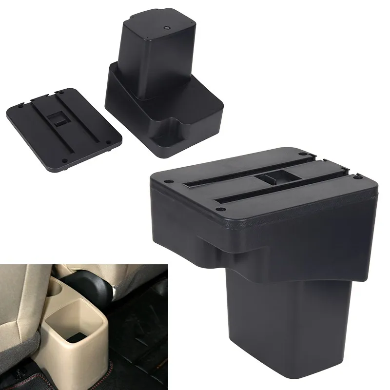 For Hyundai SOLARIS Armrest 2011 2012 2013 2014 2015 2016 For Hyundai Solaris 1 Accent Verna Car Armrest box Storage box