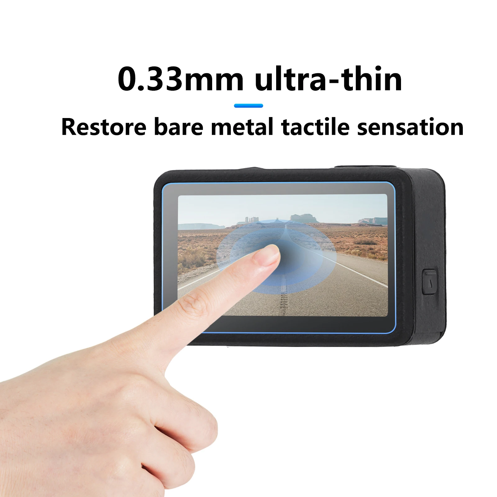 DJI 액션 5 용 강화 유리 스크린, 보호대 필름 렌즈 보호 커버, DJI OSMO 액션 5 프로 액션 카메라 액세서리