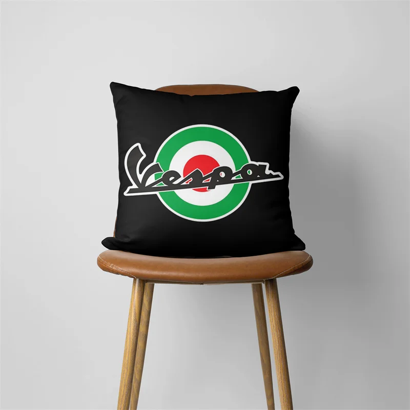 Vespa Pillow Case Home Decorative Gift Sofa Car Super soft Cushions 45x45cm Square Pillowcase Chair Pillow Cove 368