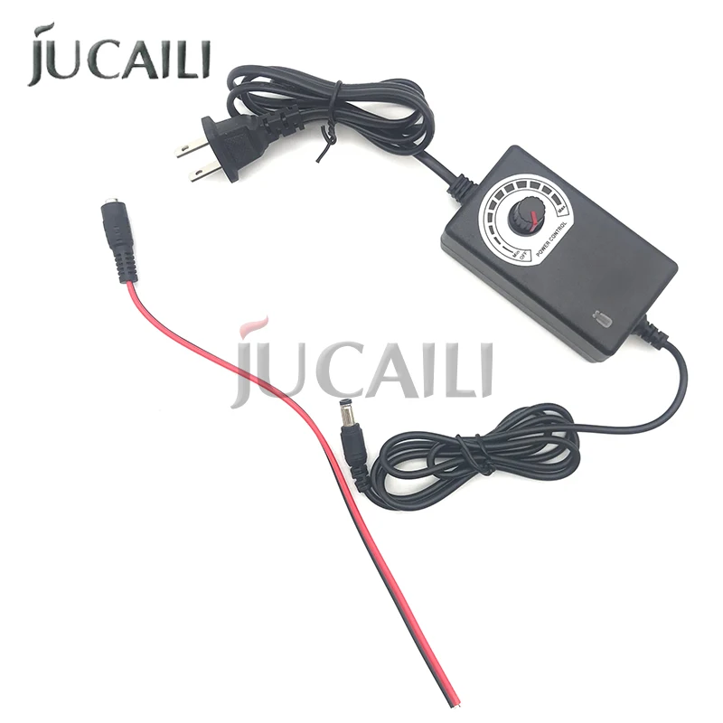 JUCAILI Adjustable Power Supply Adapter – 3V-12V 2A – Variable Voltage DC Adapter for Printer
