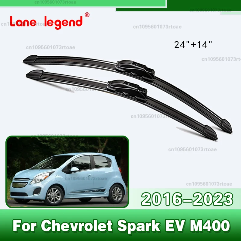 Für Chevrolet Spark EV M400 2016 - 2023 2017 2018 2019 Scheibenwischer Vordere Wischerblätter Windschutzscheibe Fensterbürsten 24"+14"